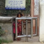 Beim Verlassen des PArks